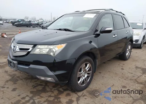 2007 Acura Mdx Technology Package from USA, damaged, VIN 2HNYD28447H520180